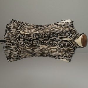 Zebra print blouse